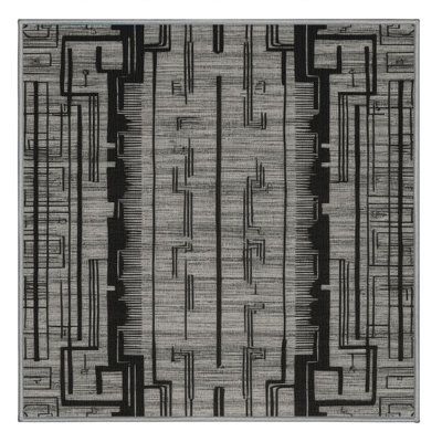 Tapis gris lavable à la machine