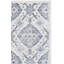 Tapis gris à motif floral Joana-18680525