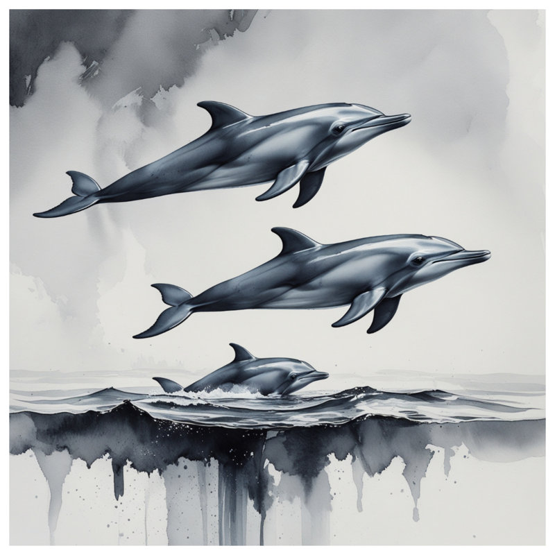 Housses de couette avec dauphins, Lit simple