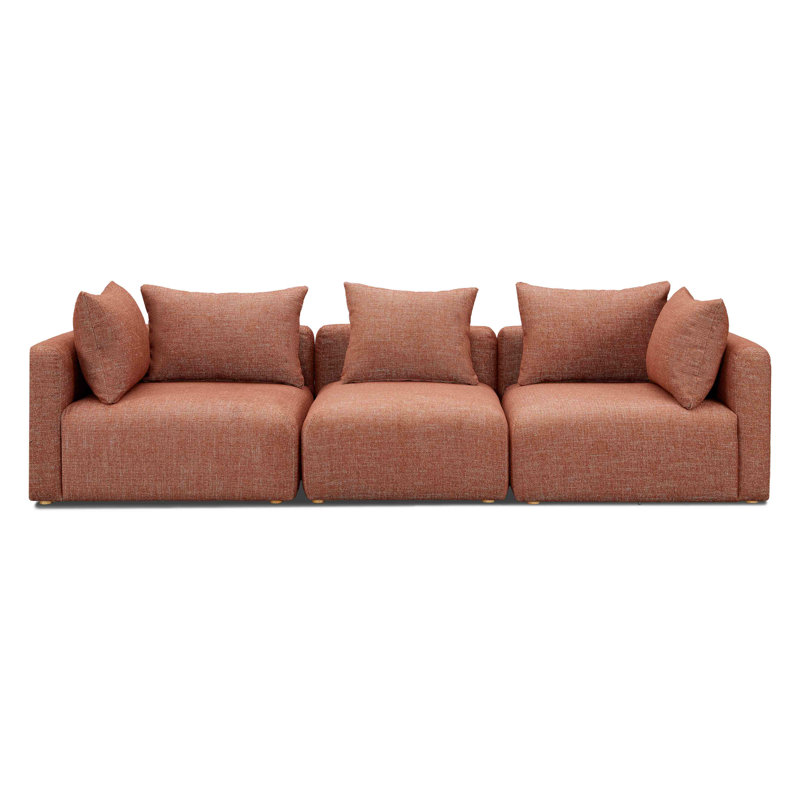 Canapé Tov Furniture Hangover Sedona, Red Textured Fabric