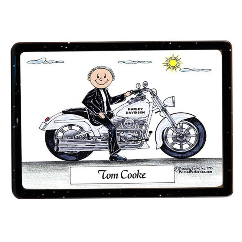 Moto personnalisée - aimant en acrylique pour homme - excellent cadeau!, Oui