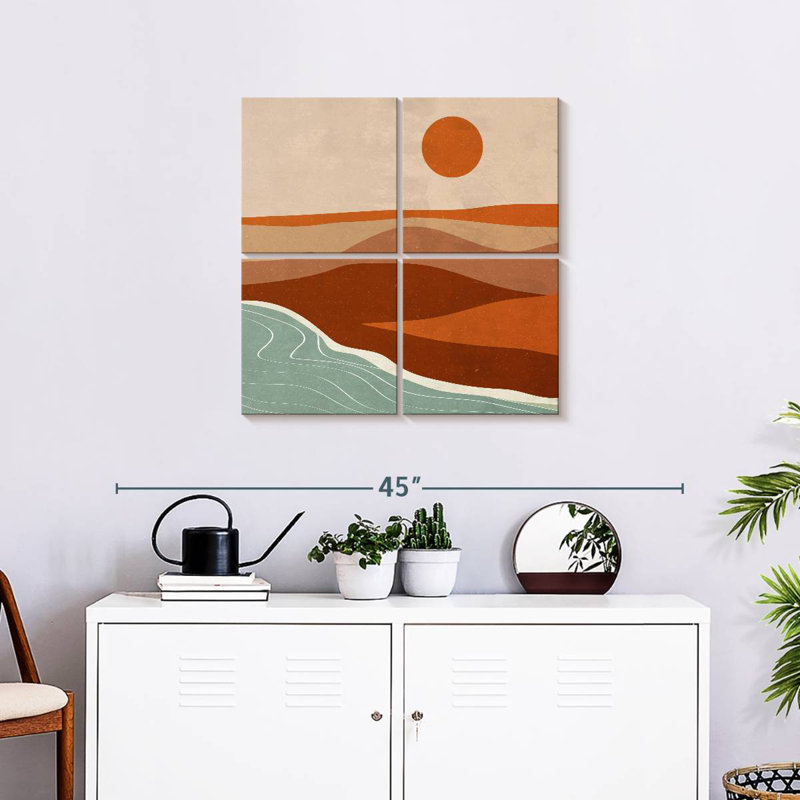 Paysage Boho Avery, H 26 po x l 26 po