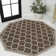 Hague Moroccan Trellis Textured Weave Espresso/Taupe Indoor/Outdoor Rug