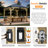 10 pi. L 10 pi. D Pavillon de jardin en bois-93818301