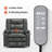 Small Dual Motor Power Recliner Lift Chair Infinite Position, Heat and Vibration Massage, Fabric-116930679