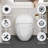 Single Flush 1.28 Glossy White Egg Shape One Toilet - Unique Design For Functional Bathrooms, Quick-Release Seat, Feature, Seamless Cleanliness, Water, Comfortable Standard Height, Quiet Flushing-121633602