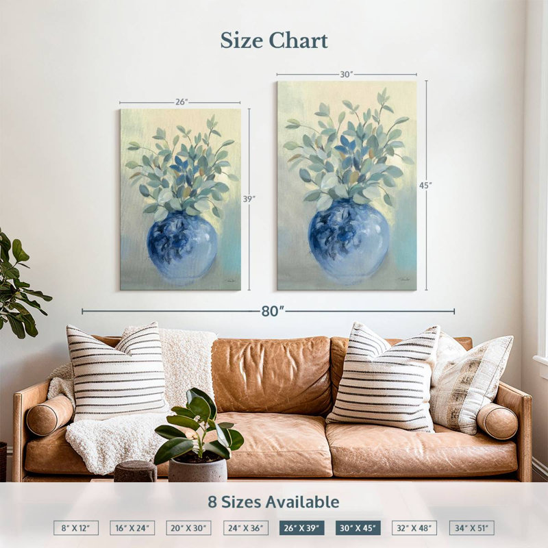 Harnek Sage Botanical, 39" H x 26" W