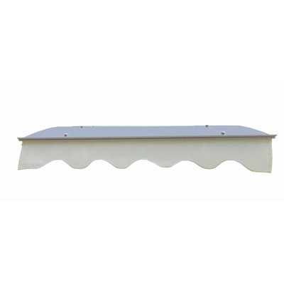 Window Awning Canopy Made Of 0.137Inch Thick Solid Polycarbonate Sheet With Valance For Masonry Concrete Wall House Only.,Sunshade Conapy
