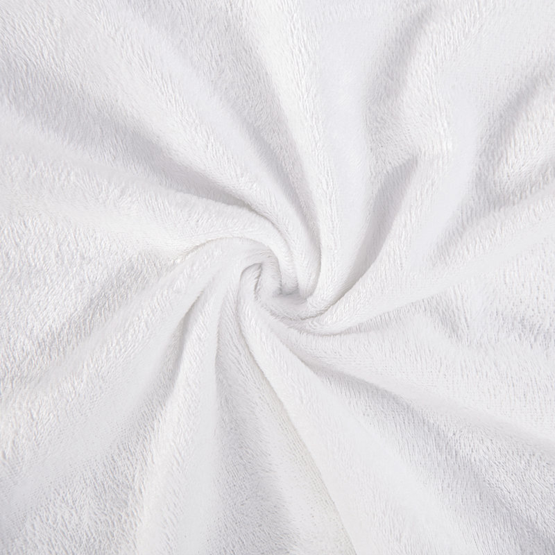 Velvet Zipper Body Pillowcase, White