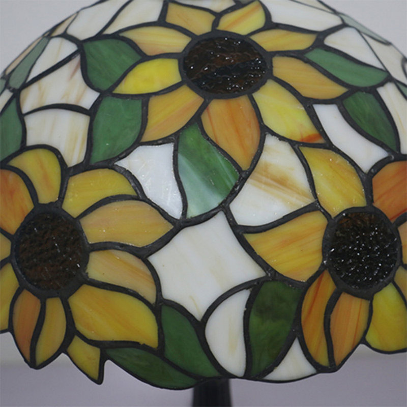 Pollark Tiffany Style Stained Glass Table Lamp