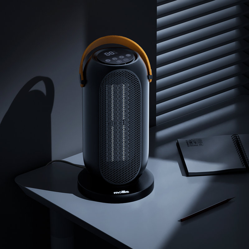 Chaufferette compacte à ventilateur électrique 1200 watts