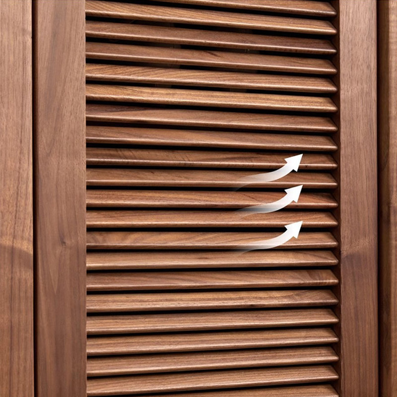 Double-Door Japanese-Style Shoe Storage Cabinet