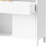  72.2'' H Bookshelf With LED Lights & Arched Glass Doors