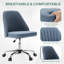 Chaise de travail rembourrée Merjem