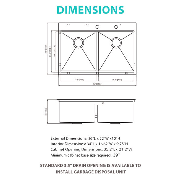 Dimensions du produit