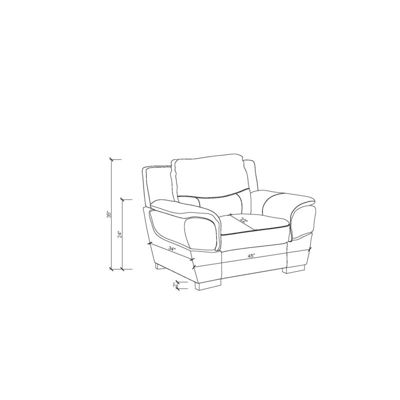 Fauteuil en cuir Enticing