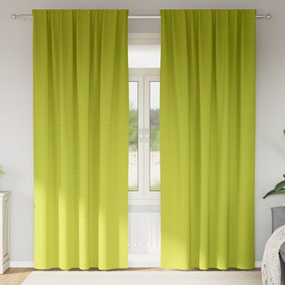 Curtains With Curtains 2 Pcs Polyester
