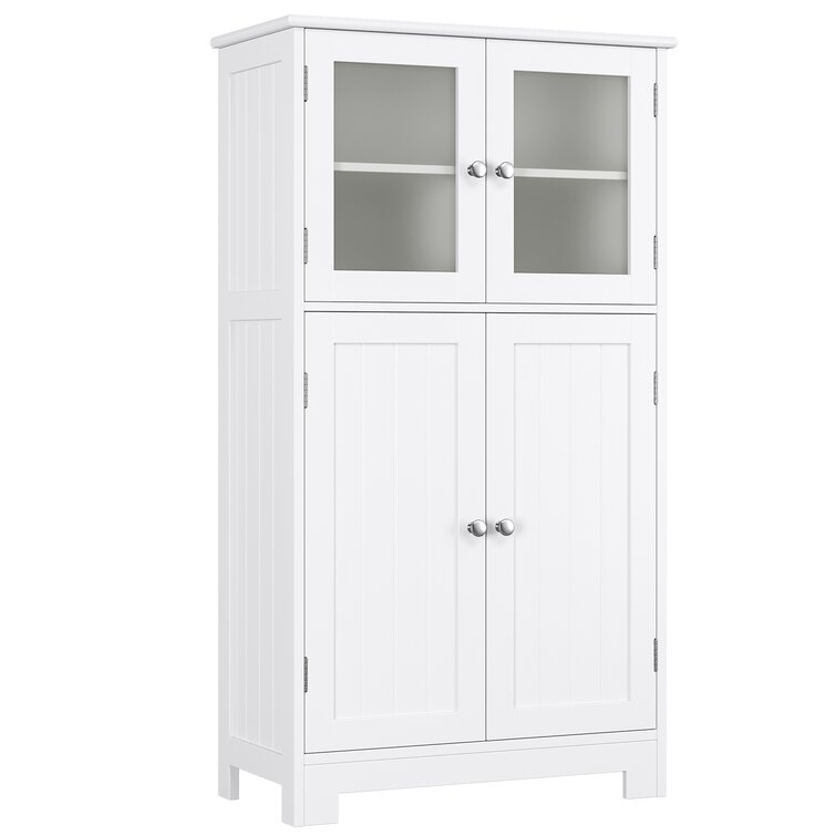 Freestanding Cabinet for Craft & Linen Storage