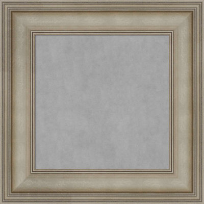 Tableau magnétique à cadre étroit en argent antique Mezzanine