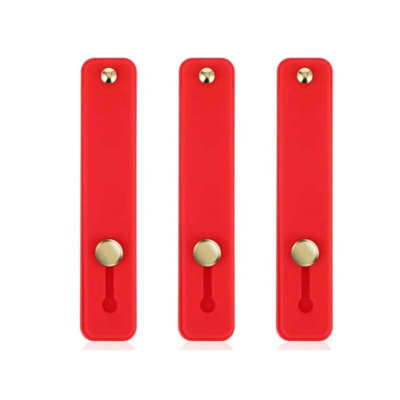 Plastic stent 3pcs Men's And Women's Suitable Phone Case Wrist Strap Finger Self-adhesive Lazy Person Support