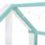 Structure de lit House avec lit gigogne escamotable, tablettes de rangement à queue et lumières DEL blanc froid-2047044693-2047044694