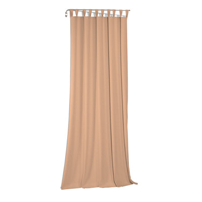 Salley Tab Top Curtain Single Panel, opaque