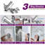 Bras de douche pivotant avec douchette Rainfall-103448226