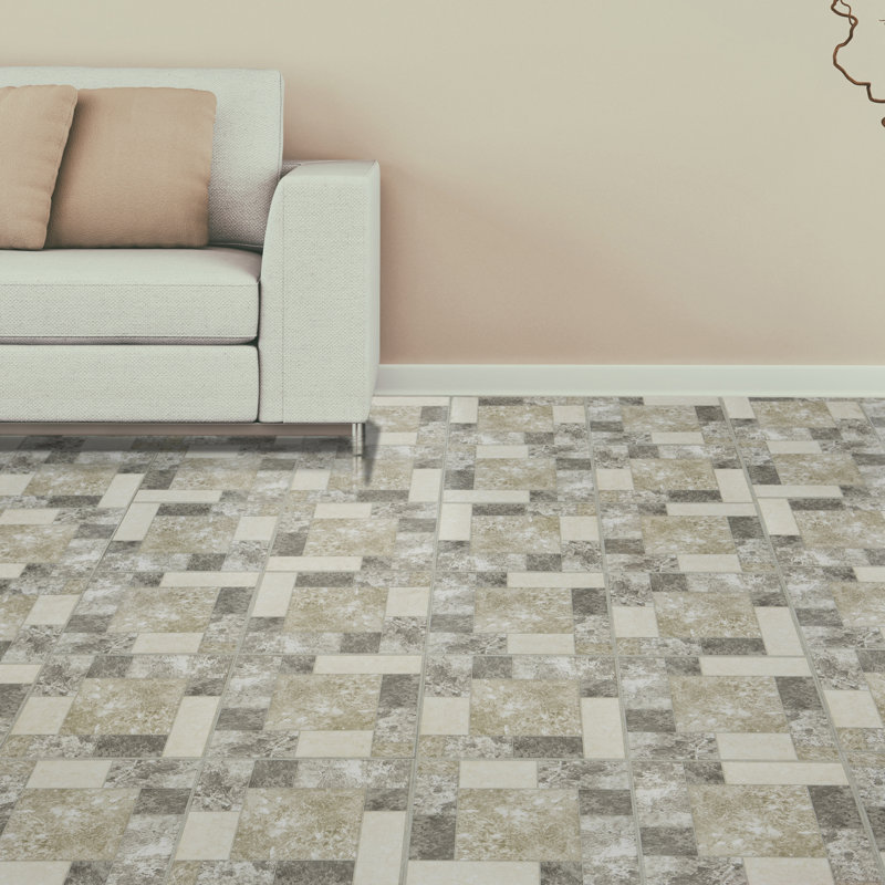 Tivoli Marble Blocks 12" x 12" 1.2mm Vinyl Tile