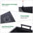 Tall Planters Set of 2 - Outdoor & Indoor Planter Pots with Drainage Holes, Water Level Monitor, Inner Bucket, and Automatic Watering for Front Porch-1204265271-1204265225