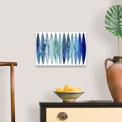 «Abstract Surfboard Blues» par David Moore - reproduction d'art
