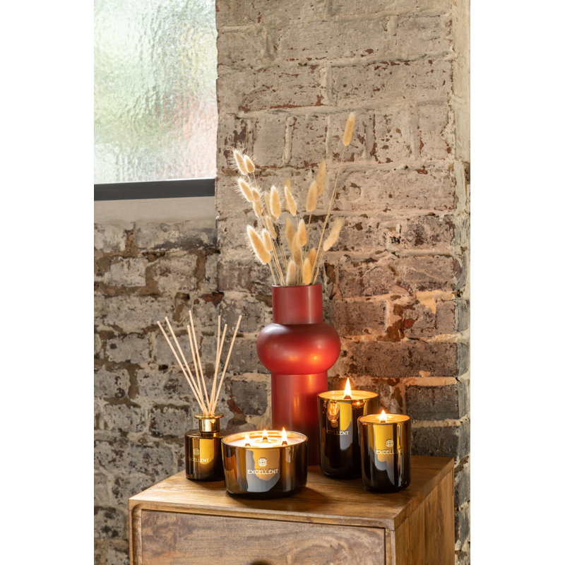 Seasonal Jar Candle with Holder, 8.8cm H x 13.5cm W x 13.7cm D