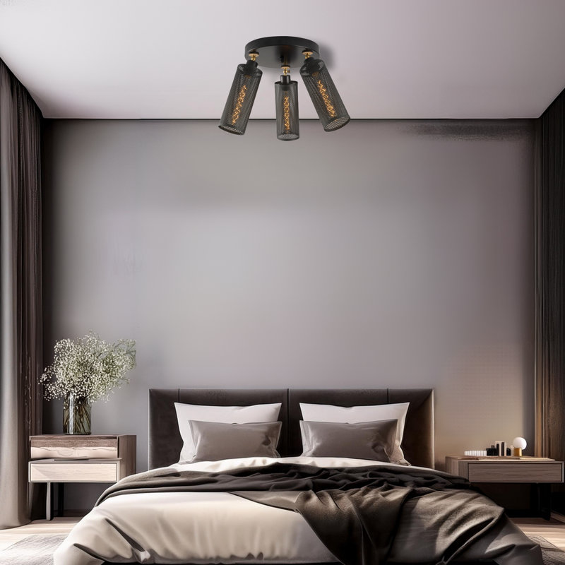 Plafonnier semi-encastré 3 lumières 9,45 po Driffield