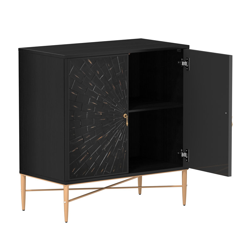 Lometa Accent Cabinet, Black