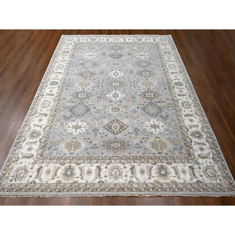 Tapis unique gris 9 pi x 11 pi 10 po Trosper