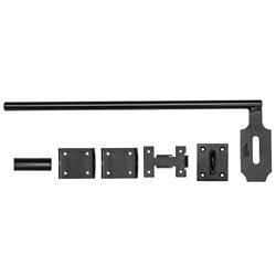 2'' H x 8.1'' W Black Metal