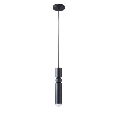 luminaire suspendu à cylindre simple 1 lumières Edmont