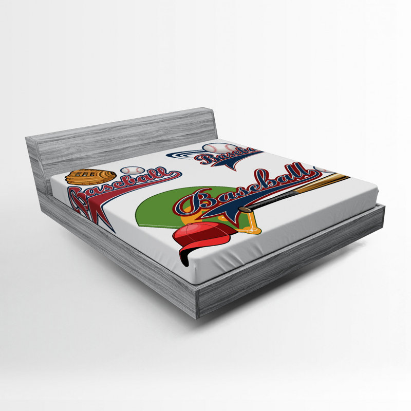 Sports Microfiber Fitted Sheet, Full/Double Fitted Sheet
