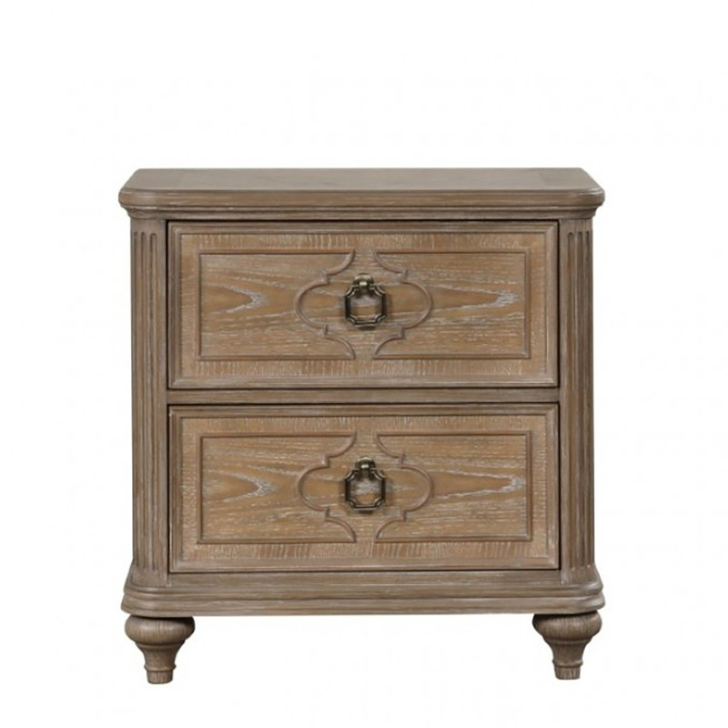 Table de chevet 2 tiroirs Aysia