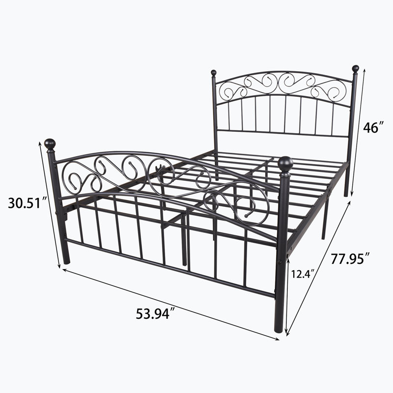 Steel Bed Frame, Full