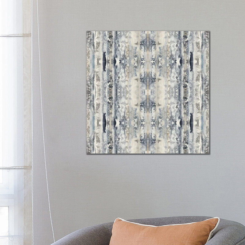 Mirrored Strata I 1 Piece Wrapped Canvas Painting, 66.04 cm H x 66.04 cm W x 3.175 cm D