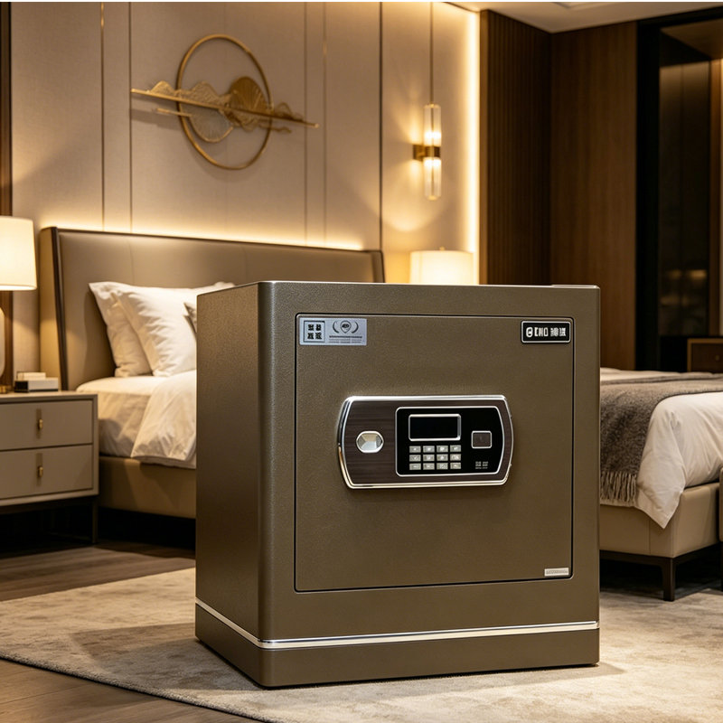 15.75"Home office small password-protected key cabinet