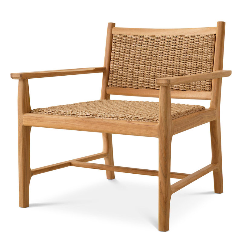 Pivetti Outdoor Teak Lounge Chair
