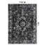 Tapis noir ivoire rétro à médaillon-951764834