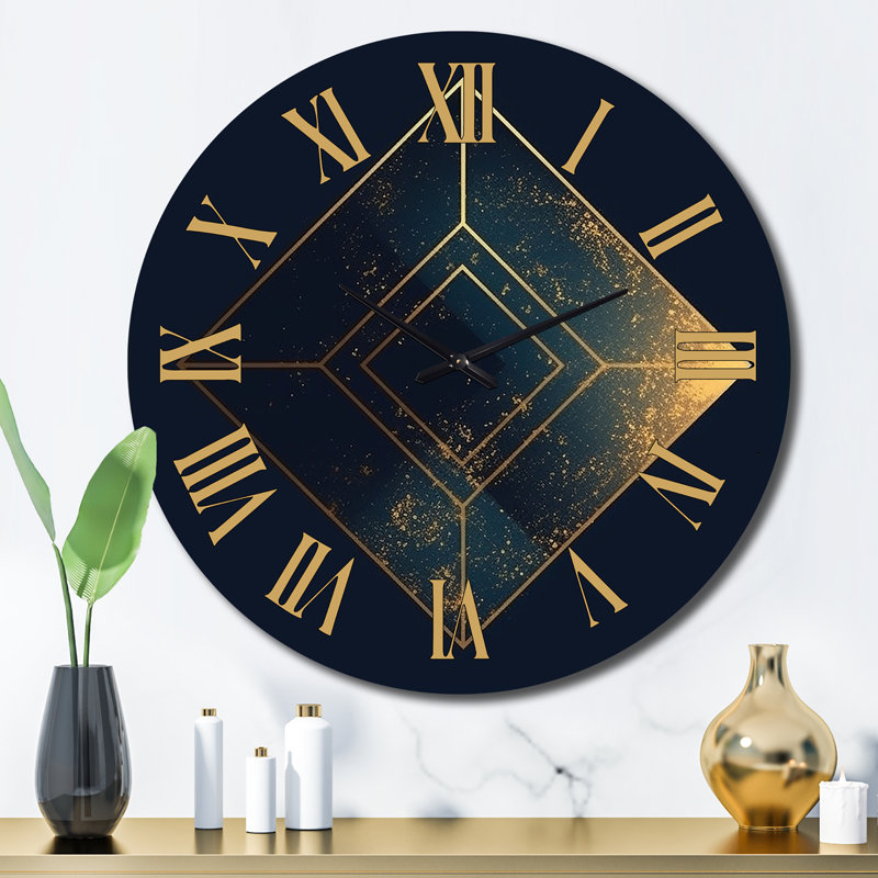 Horloge murale en métal, Grand
