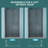 36w X 72h Fold Shower Door With Tempered Glass, Matte Black - Bi Design, 1/4 Inch Thick Clear Water Screen , High Grade Stainless Steel Components, Reversible Installation, 180° Overlapping Rotate