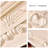 Beige Solid Wood Electric Fireplace-149958895