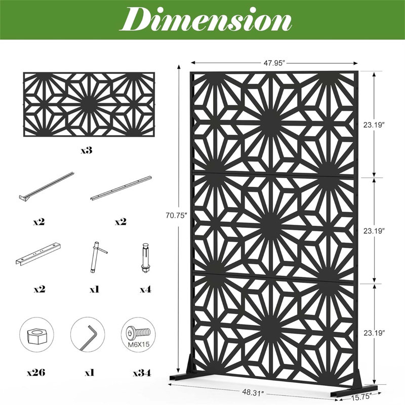Metal Privacy Screen