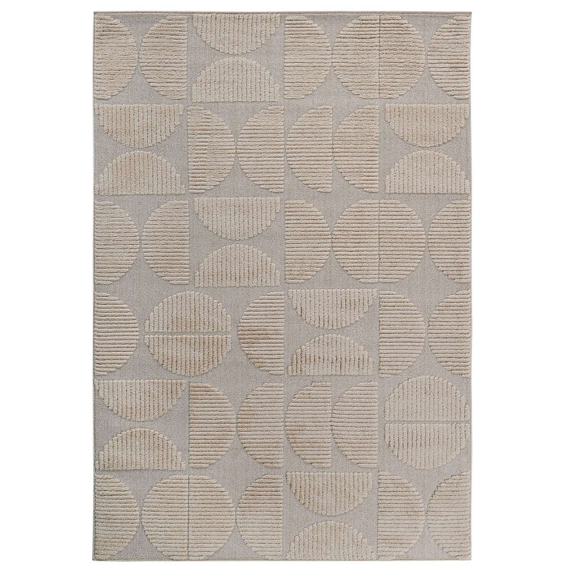 Collection High-Low Indoor Area Rug, Modern, Contemporary, Geometric, Bohemian, Bedroom, Kitchen, Living Room, Doormat, Non Shedding Carpet