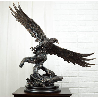 Statue de grand aigle chauve 25 po Ebros