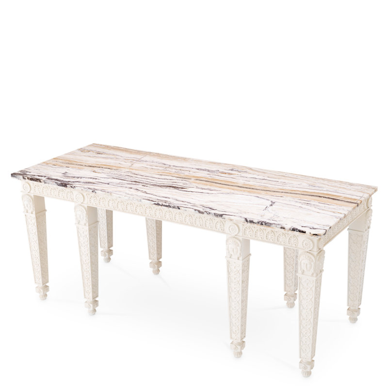 Croome 84.25'' W Marble Console Table